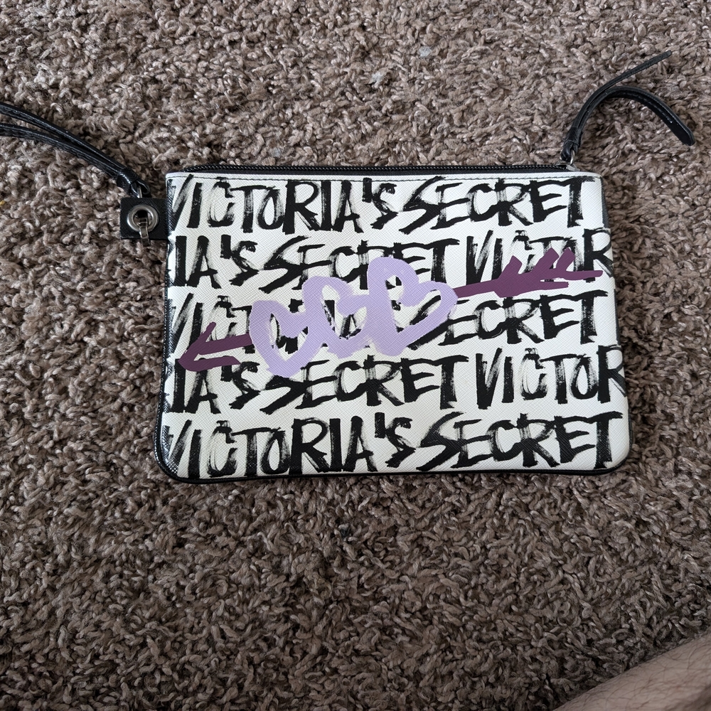 Victoria's Secret Black and White Clutch